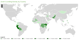 My "Lending by Country" map.