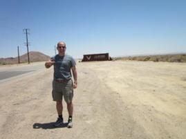 Edwards AF Base entrance.