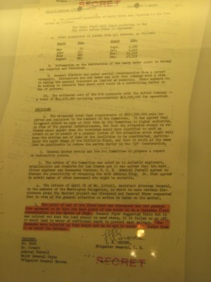 Letter from general Leslie Groves (Peace) 