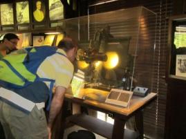 Comparing pictures to detect planets (at Rotunda Museum).