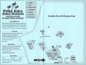 Pima Air and Space Museum map.