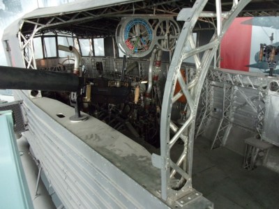 Nacelle of a dirigible Zeppelin LZ 113.