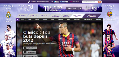 El Clásico en beIN Sports. 