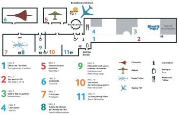 Plan of the museum.