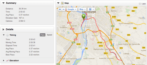 My 30km Ice Bucket Challenge run.