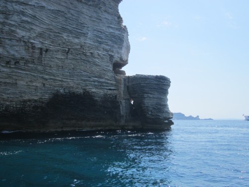Film location of "The Guns of Navarone" from the sea (1/2).