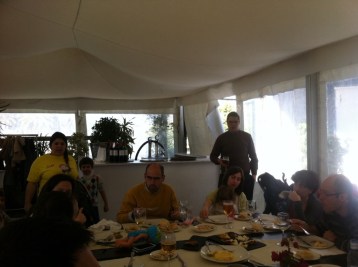 Saturday's lunch with friends.