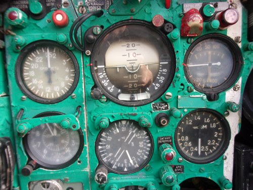 Main dashboard of a MG-21.