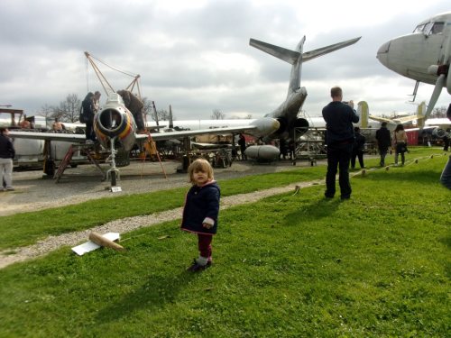 Andrea playing around.