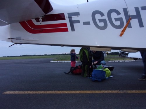 Arriving at Angers (LFJR) rather late.