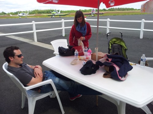 Relaxing at Sarlat-Dome aerodrome (LFDS).
