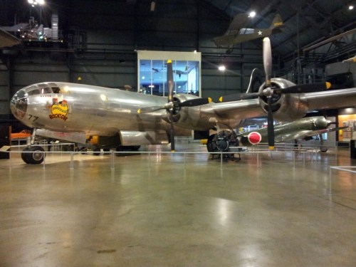 Bockscar, the B-29 which dropped "Fat Man" atomic bomb over Nagasaki on August 9, 1945.