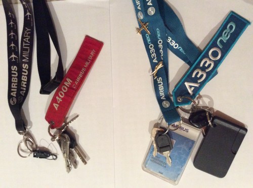 Change of lanyards and key chains... a basic integration exercise...
