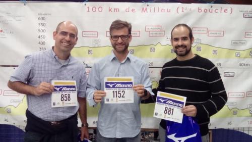 Running bibs the night before the race.