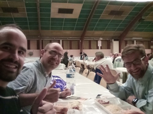 Pasta dinner the night before the race.