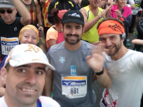 One last picture before we start running.