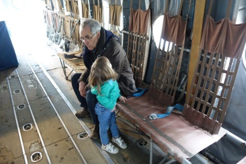 Cargo hold of Nord 2501 Noratlas.