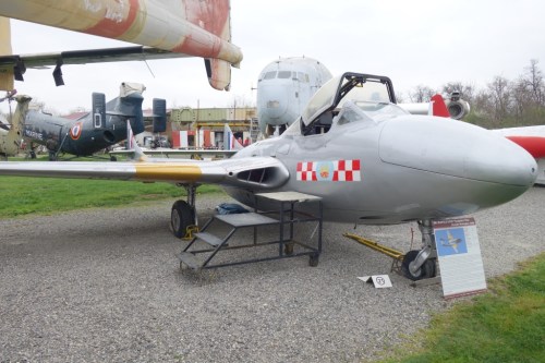 De Havilland Vampire T11 built in France by SNCASE.